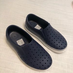 Brand new boys Native shoes dark blue C13